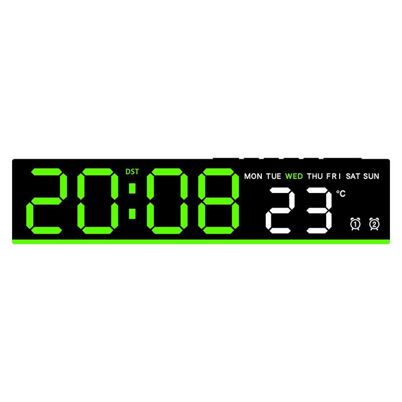 LED Multi-Functional Alarm Clock with Ambient Light and Simple Design, Model 5523