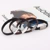 Trendy Unisex Leather Bracelet with Magnetic Clasp - Handcrafted Simple Design