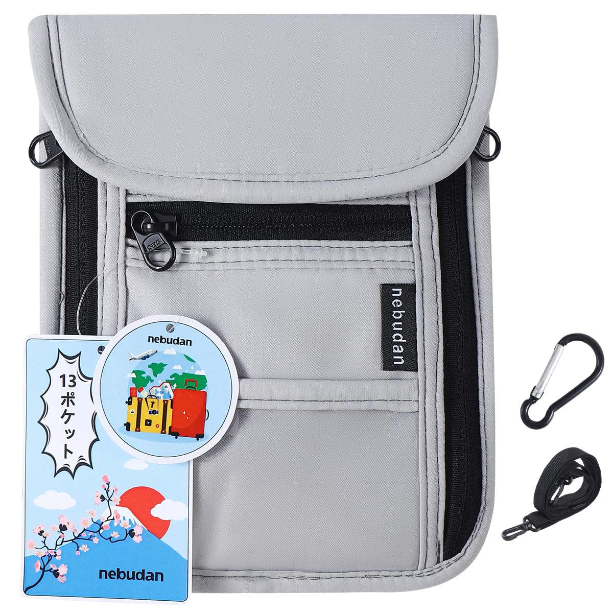 

Паспорт Паспорт Шея Скимминг Безопасность Удобные Товары для Зарубежных Удобный Паспорт Унисекс [nebudan] Чехол, Чехол, Подвесной, Предотвращение, Мешочек,