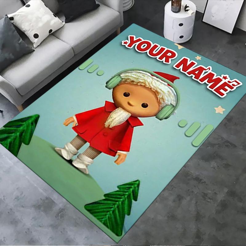 Custom Name Sandmännchen Carpet Rug for