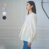Spring and Summer Long-sleeved Embossed Women's Shirt Dark Pattern Loose Top New Style