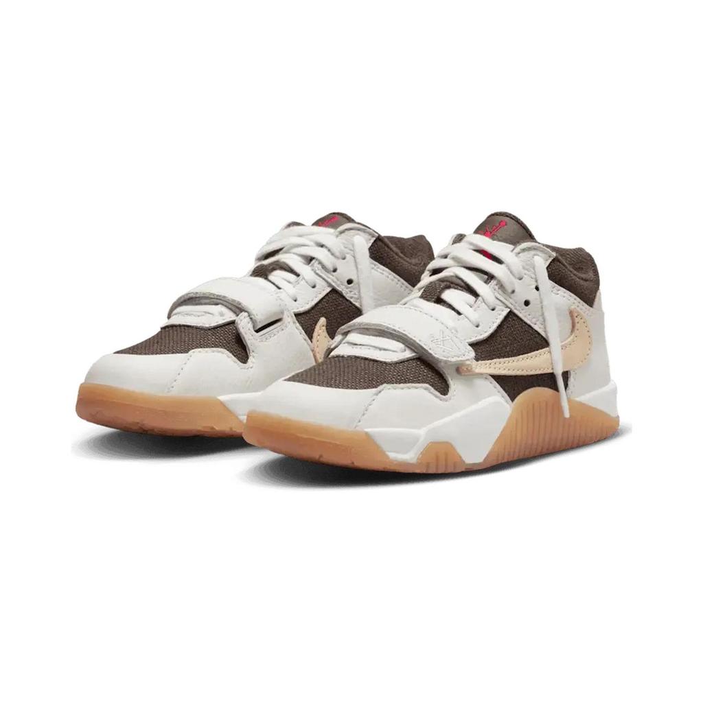 Air Jordan Travis Scott X Jordan Jumpman Jack TR PS Sail Kids Sneakers Cream Muslin Dark-Mocha FJ2851-100