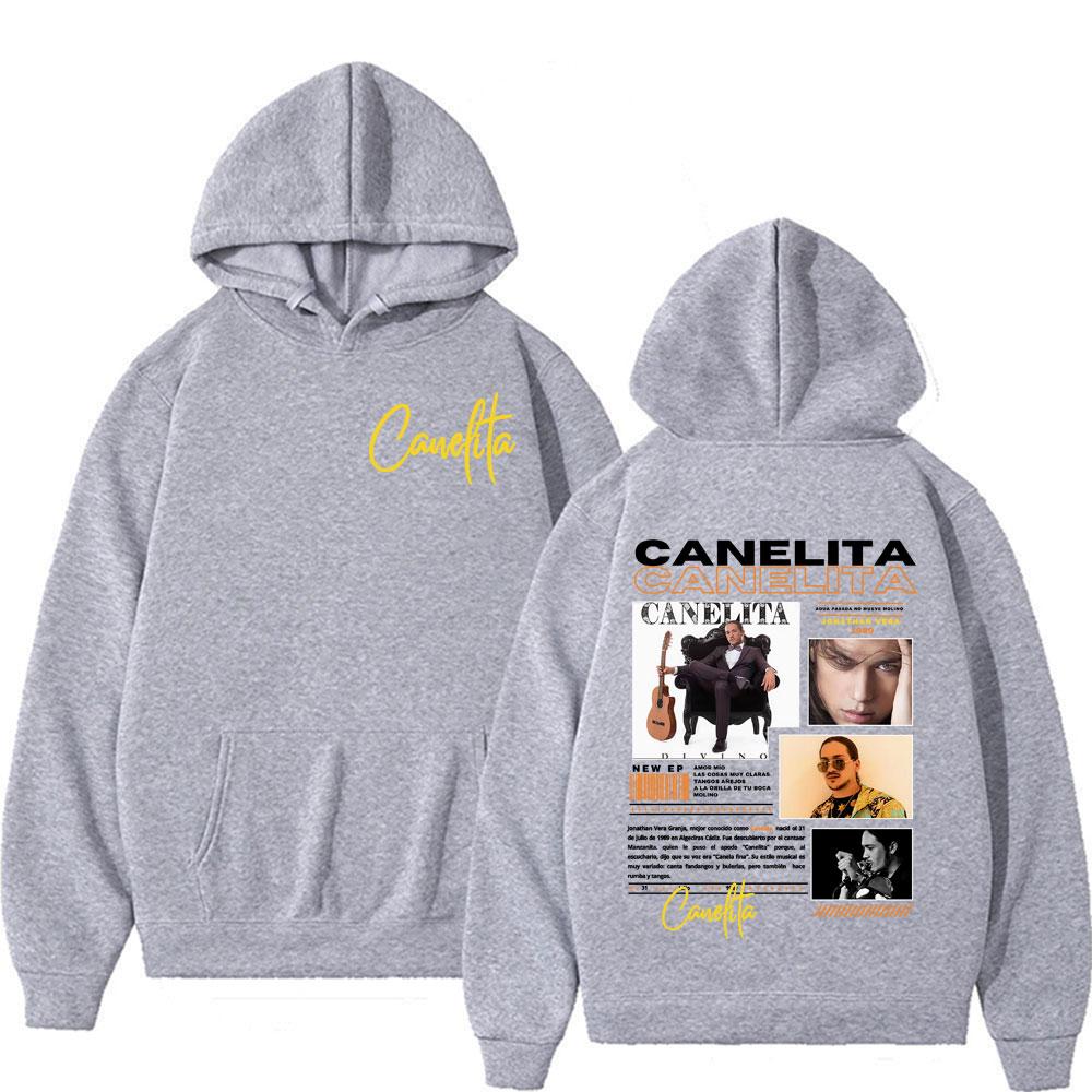 Canelita Jonathan Vera Graphics Cover Sweatshirts Men Women Hot Sale Fashion Hip Hop Vintage Hoodies Oversized Hoodie Streetwear