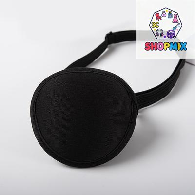 Eye Patch Unisex Black Single Eye Patch Eyepatch One Eye Washable Adjustable Concave Eye Patch Kid Cosplay Costume