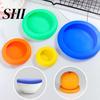 Tear Resistant Food Covers 4Pcs Cover Silicone Savers Good Sealing Versatile For Various Sizes Of Containers Dustproof Thickened BPA Free Dishwasher