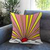 Roy Lichtenstein Pop Art Doublesided Printed pillow cover Short plush Suitable living rooms bedrooms sofas throw cushion cover