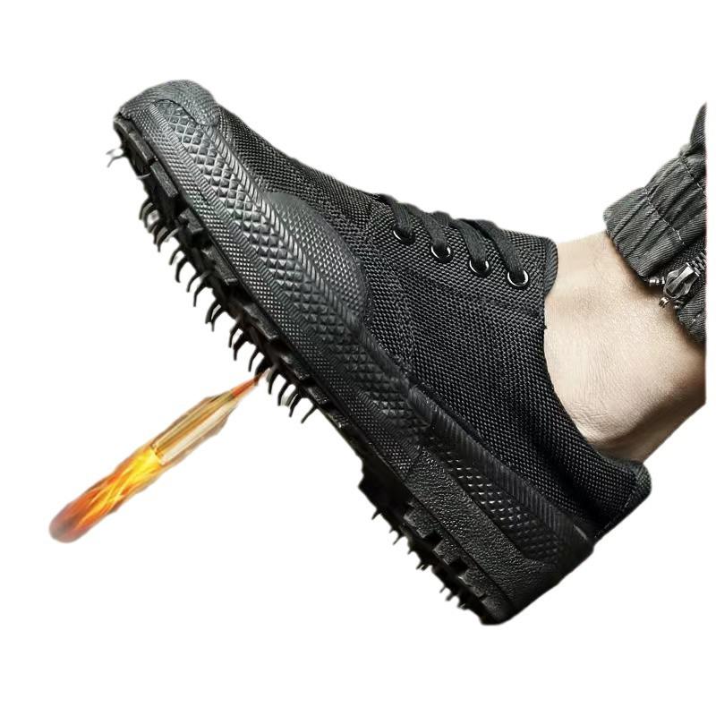 Bofeng 3527 Anti-Puncture Breathable Work Shoes - Slip-Resistant, Wear-Resistant, Deodorant for Construction & Military Training
