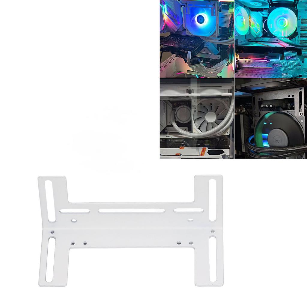 Computer   Fan Holder Thickened Stainless Steel Low Noise Chassis Fan Mount Rack for 8cm 9cm 12cm Fans