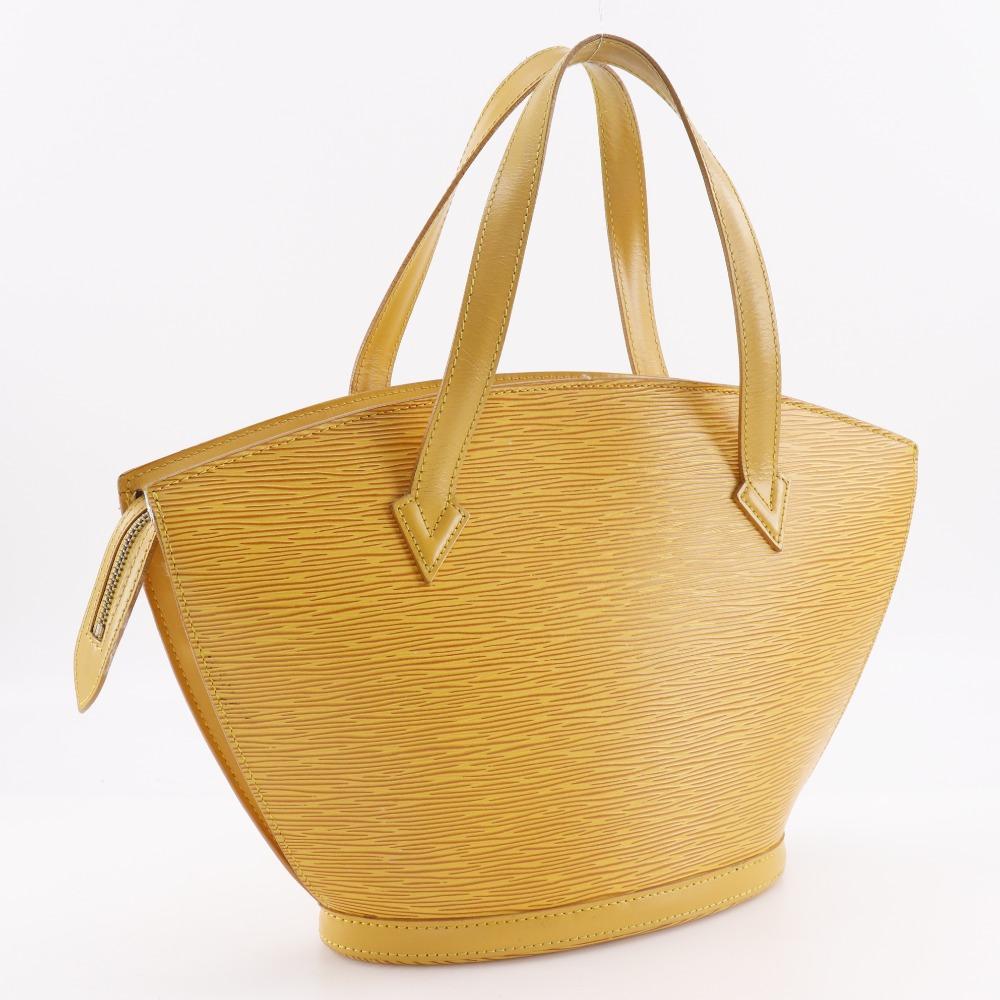 Louis Vuitton Sun Jack Handbag M52279 Tassiri Yellow Yellow Epi Leather Women Used