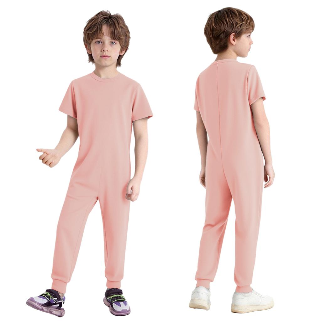 Tuta Adattiva Pensata per Bambini Tuta Intera Facile da Indossare Zip Posteriore Abbigliamento Confortevole