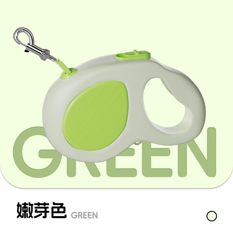 

Dog automatic retractable leash New medium and small dog dopamine pet leash 5M retractable dog walking leash 5M [Automatic telescopic traction rope] зелёный