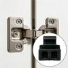 50Pcs Plastic Hinge Stoppers Cabinet Hinge Restrictor 86 Degree Angles Restriction Hinges Clip For Cabinet Doors
