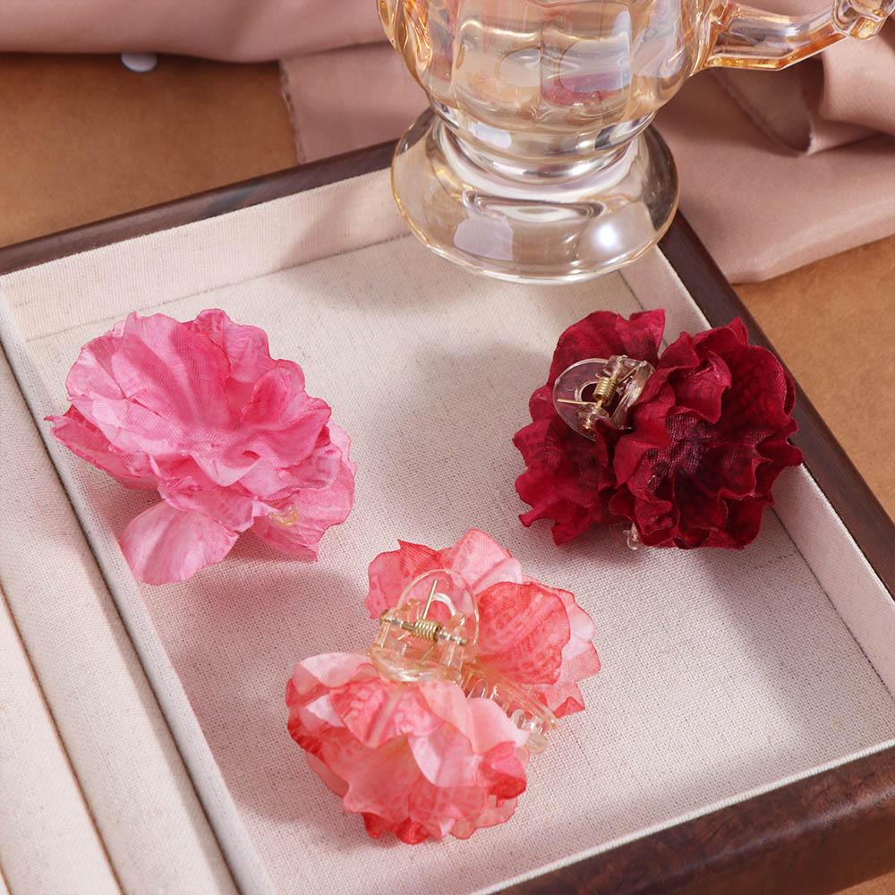 Cloth Children Hair Catches Korean Style Hair Crab Clip Fairy Flower Hair Claw  Party