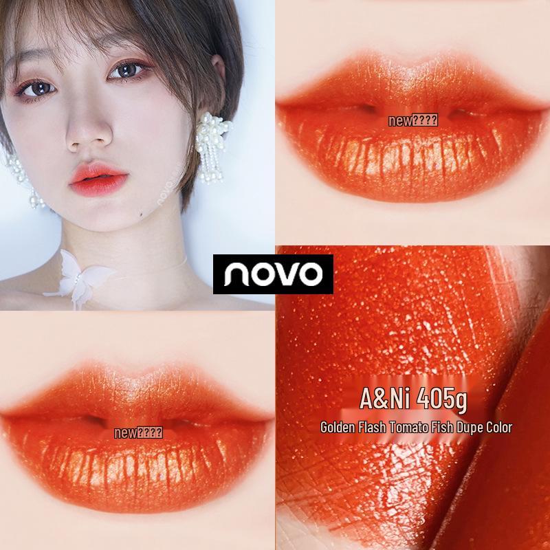 

NOVO5322 Luxury Velvet Matte Lip Glaze - Long-Lasting, Highly Pigmented, Moisturizing Lip Color