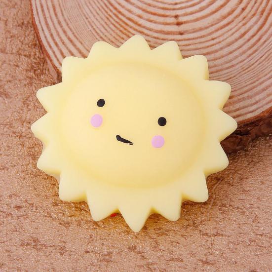 Søt tegneseriekatt Squishy leketøy Stressrelief Myk minidyrklemmelekegave
