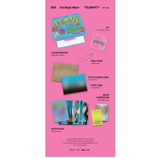 BSS (SIEBZEHN) - 2. Single-Album - TELEPARTY (KiT Ver.)    **VORBESTELLUNGSARTIKEL** Erscheinungsdatum: 08.01.2025