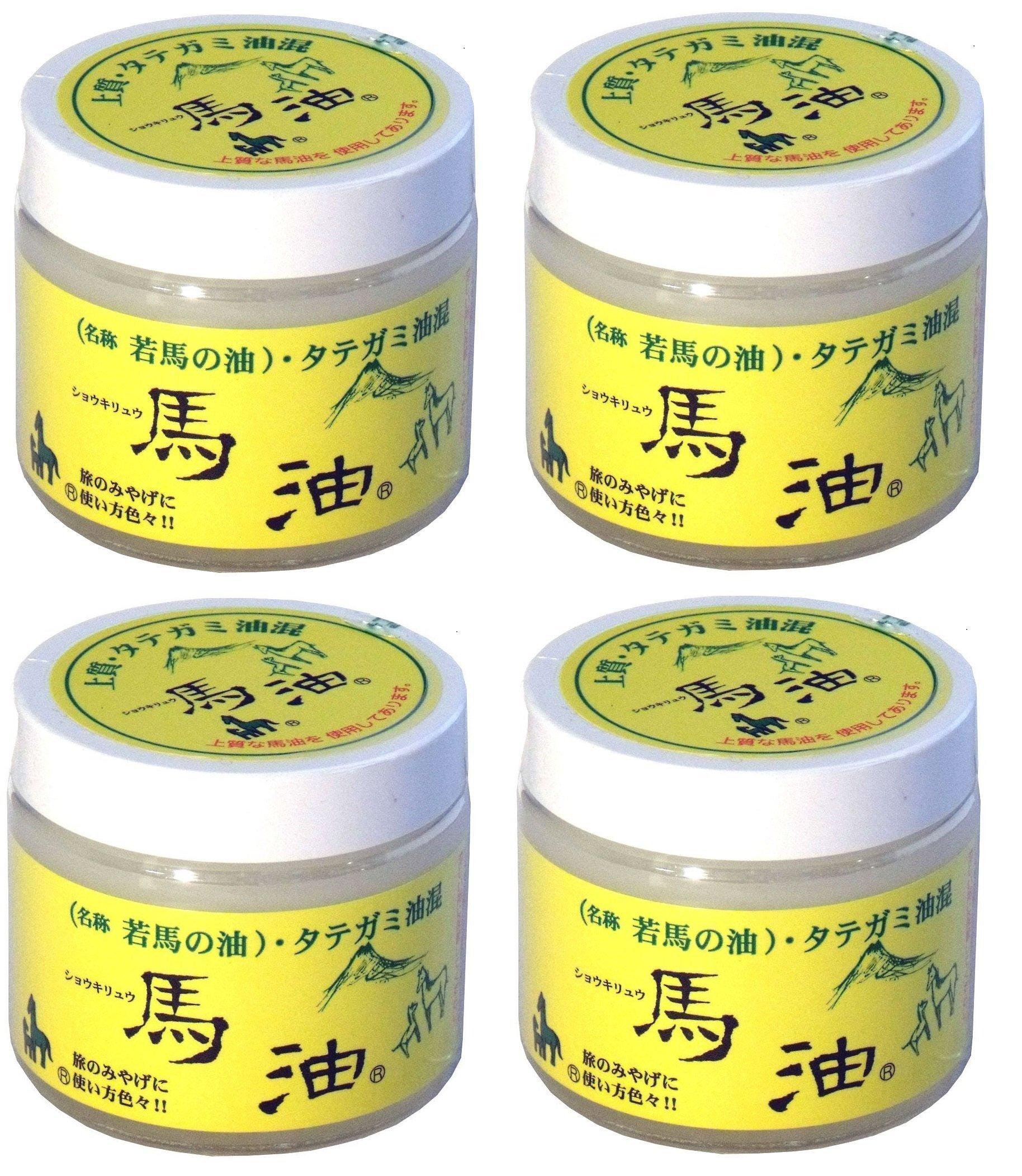 Kaneshi Eizai Shokiryu Horse Oil (Young Horse Oil) 80ml x 4 sets