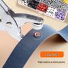 Colorful No-Sew Snap Button Fastener Kit with Pliers