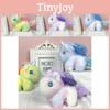 Cute Rainbow Unicorn Plush Toy With Short Fur And Colorful Design For Kids