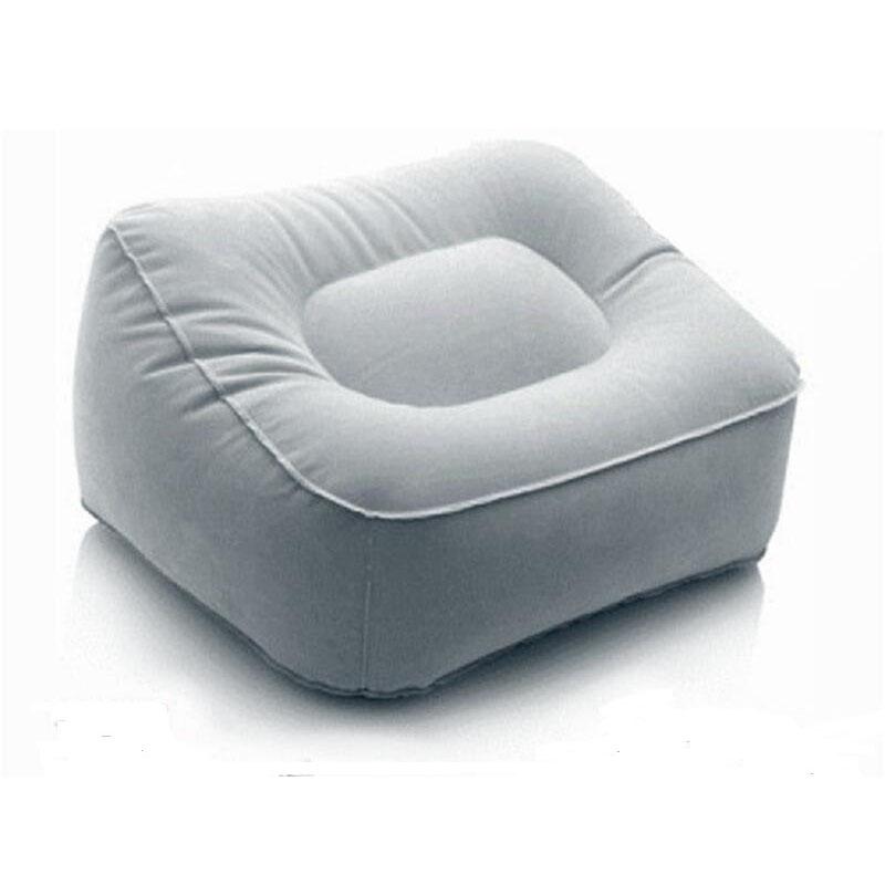 

PVC Inflatable Footrest Pillow For Travel Office Home Leg Up Relaxing Feet Tools Under Desk Foot Rest Air Pillow Cushion