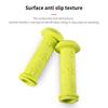 1 Pair TPR Kid Bike Grip Anti Skid Wear-resistant Shock Absorbing Scooter Grip