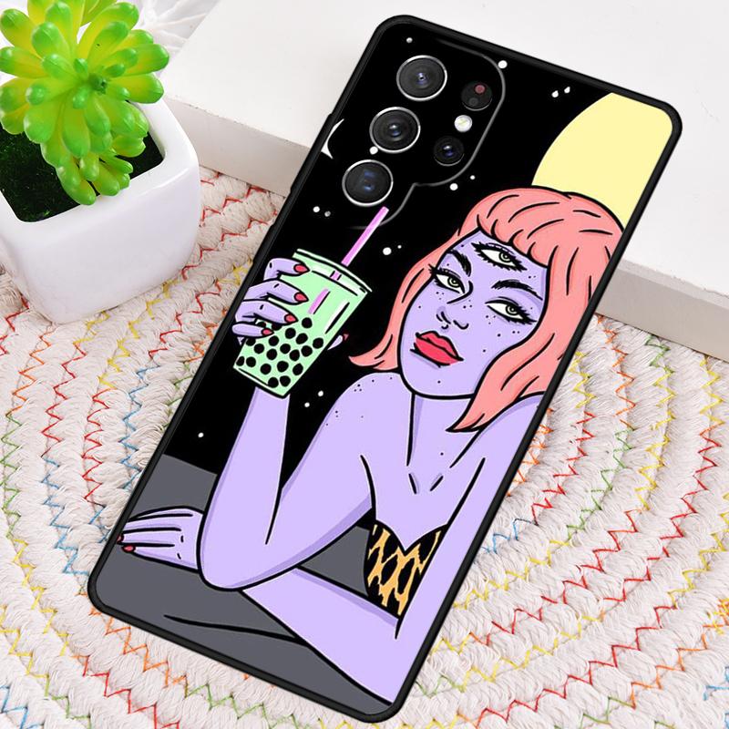 Hippie Grunge Art Silicone Phone Case For Samsung Galaxy Note 10 Pro S26 S25 S24 S23 S22 S21 Plus S25Ultra Capa Cover