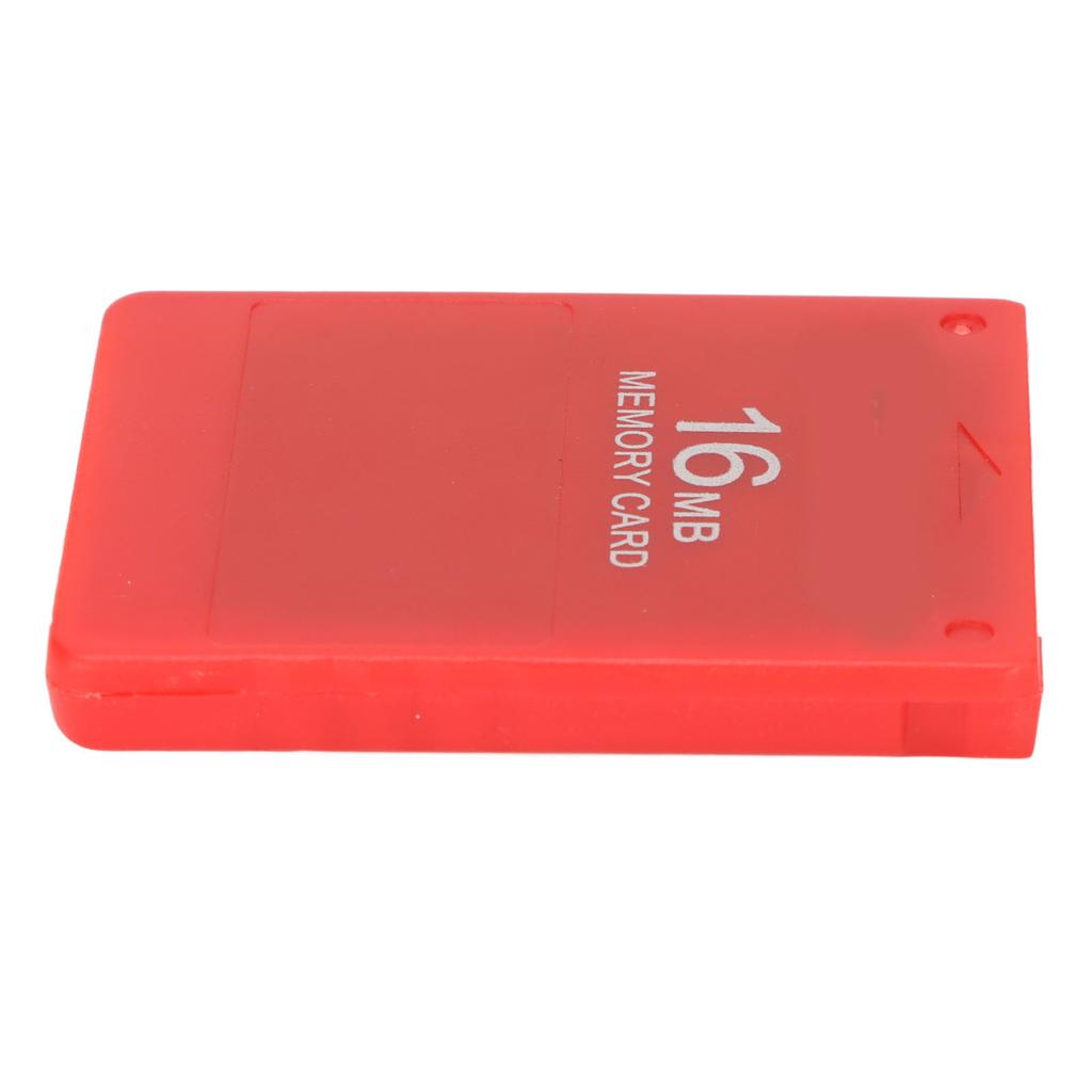 Memory Card 16MB Sturdy Easy To Use High Speed Portable Gaming Memory Card for PlayStation 2Red