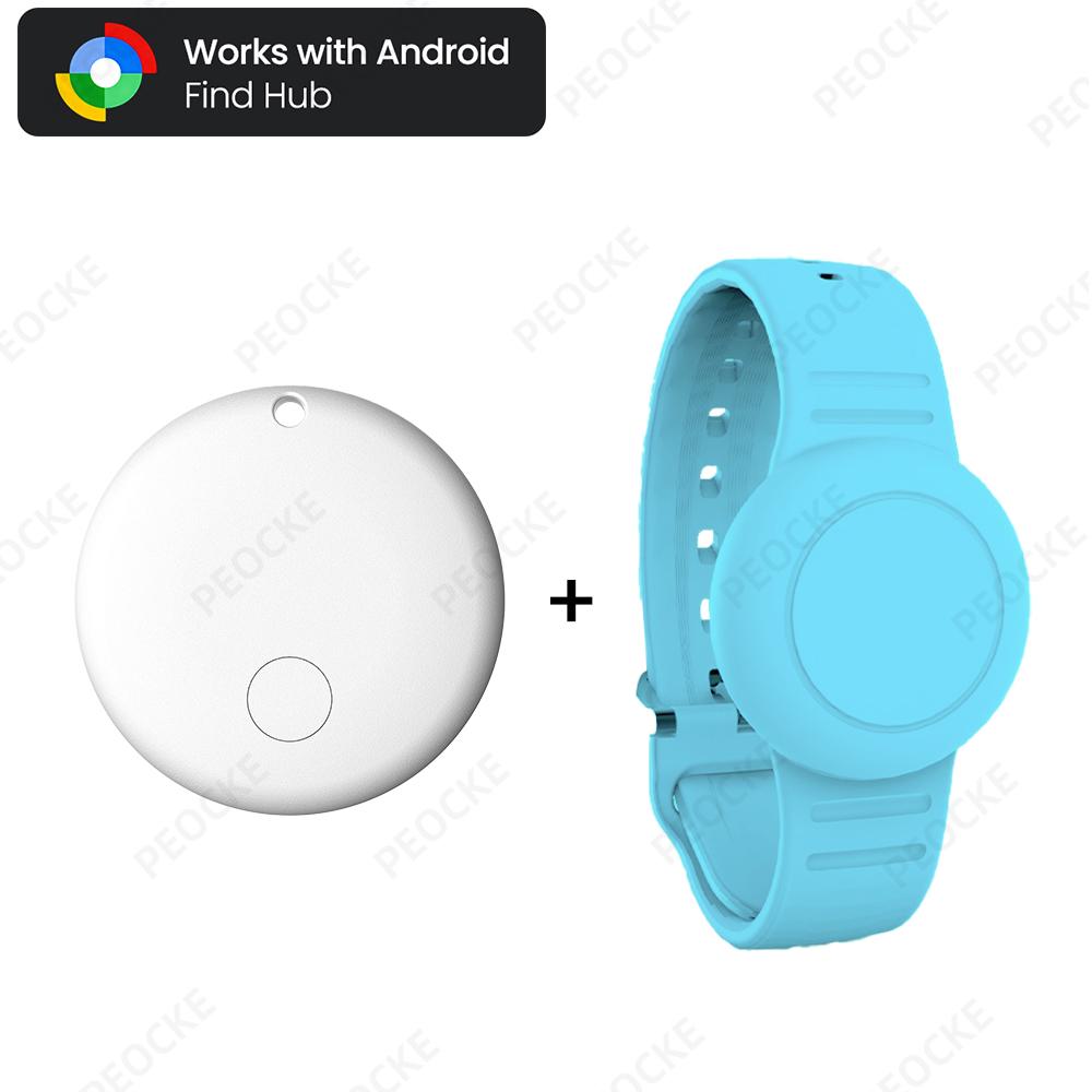 Waterproof Smart Tag Bracelet for Kids-Soft Silicone For Android Tracker Tag With Watch Band Case Cover Lightweight GPS Tracker
