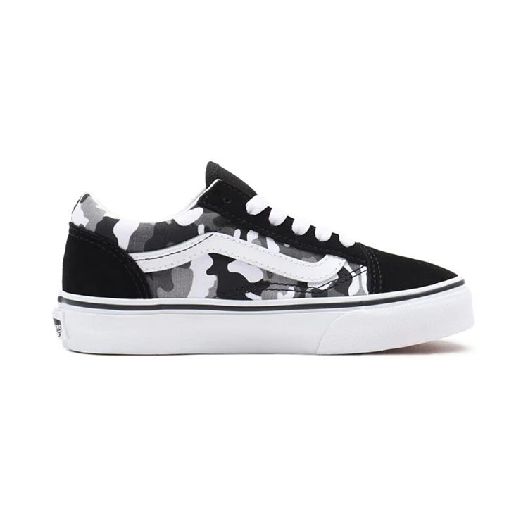 Vans Old Skool Kids Primary Camo Kids Sneakers Black True-White VN000W9T9AI