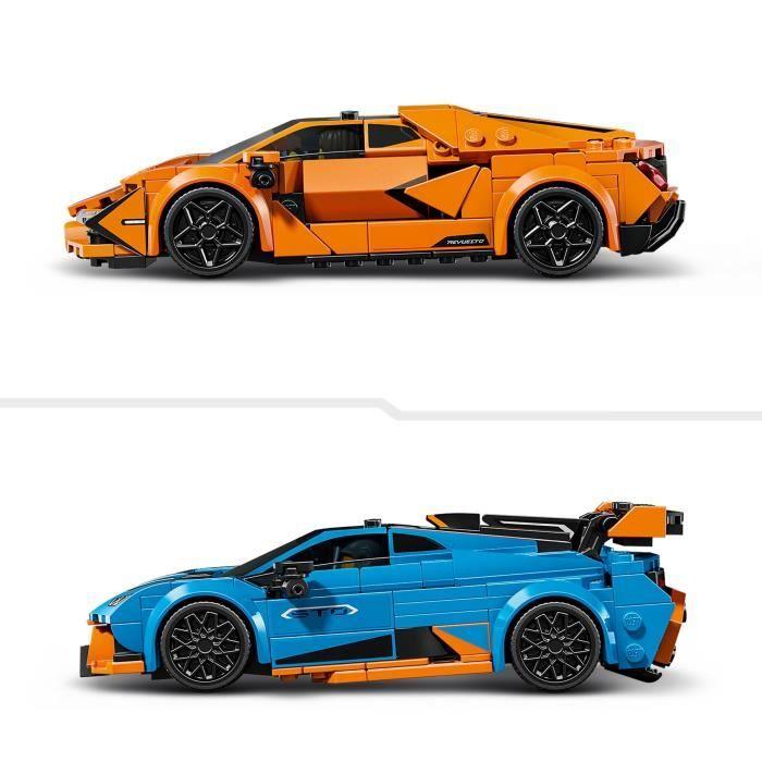 LEGO Speed Champions 77238 Lamborghini Revuelto Et Huracán STO - Jouet Voiture Dès 10 Ans