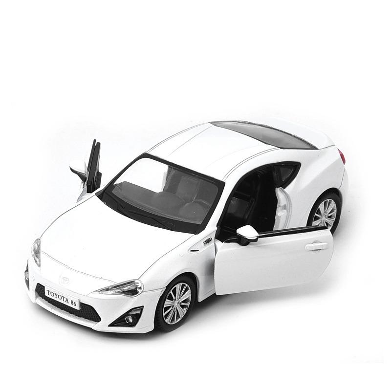 1/36 Toyota 86 Alloy Diecast Car Model Toy 2 Doors Opened Pull Back Cars Birthday Gifts For Children Adult Collections