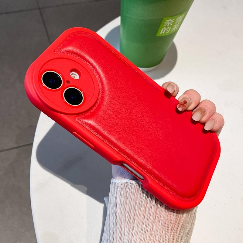 Luxury Matte Cortex Phone Case For iPhone 11 12 13 14 15 16 Pro Max Plus Shockproof Bumper Back Cases Cover