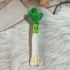 Giocattolo per Gatti Addestramento Interattivo Suono Gatti Giocattolo da Masticare Cipollotto Simulata Giocattolo per Gattini Interno Peluche Soffice Giocattolo con Campanello Accessori per Gatti