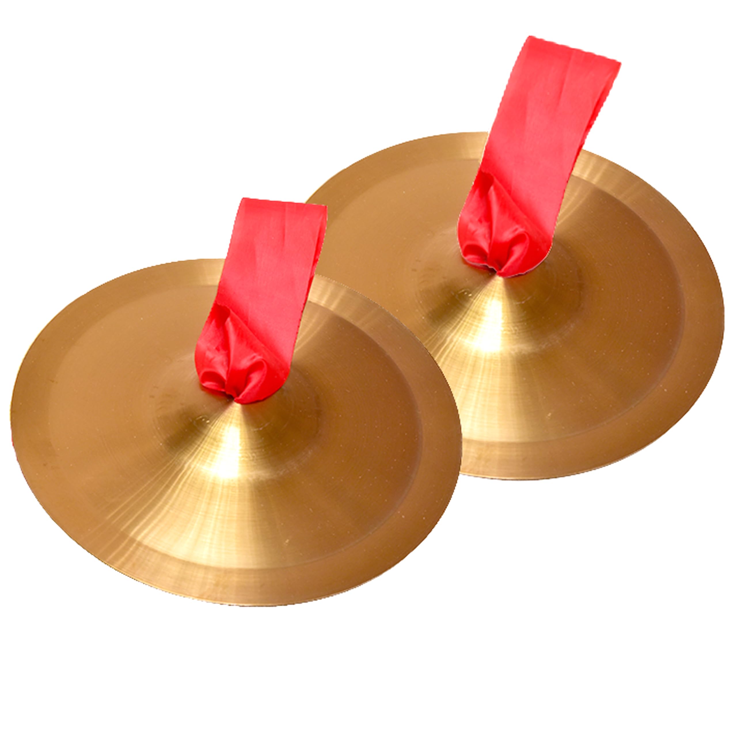 

akindou Мини тарелки, 15 см x 6 дюймов, Набор из 2 штук, Сплав меди, Отличный звук, Музыкальный инструмент