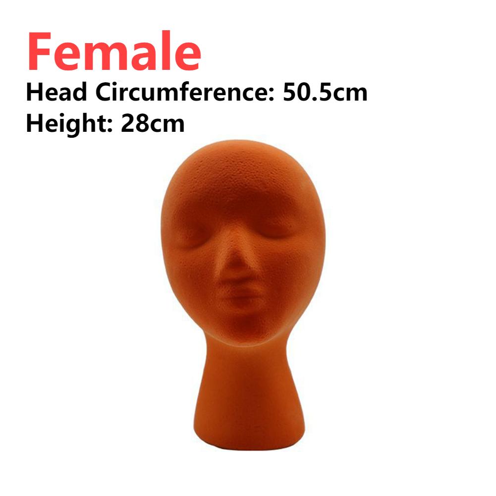Foam Mannequin Head Model Hat Cap Wig Glasses Display Stand Rack Stable Base Shopping Mall Closet Holder Photography Prop