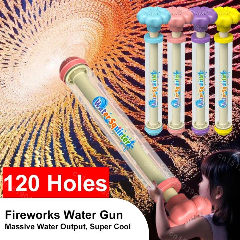 Spray Water Pull-Back Water Gun Outdoor Splash Games for Beach Pool Lawn Activities Kids Summer Interactive Water Spray Toys