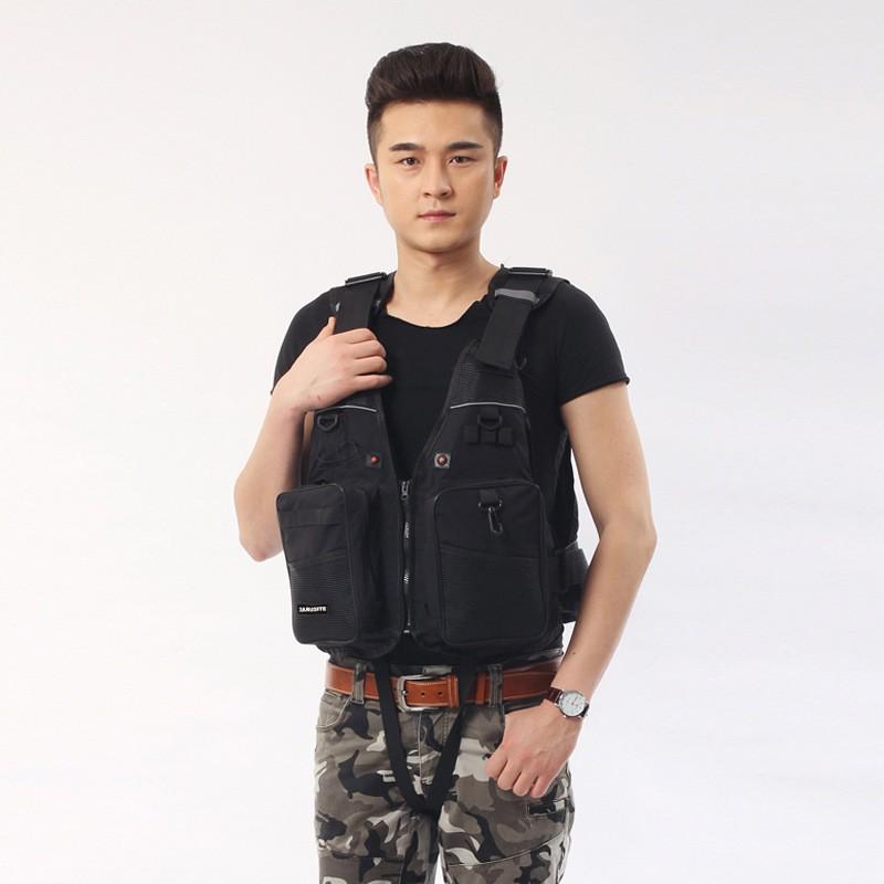 

Adult Nylon Oxford Fishing Life Vest for Rock and Sea Fishing One Size