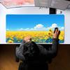 XXL Anime Sunflower Field Mousepad Blue Sky Cloud Scenery Deskmat Non-Slip Rubber Gaming PC Keyboard Desk Mats Large Mouse Mats