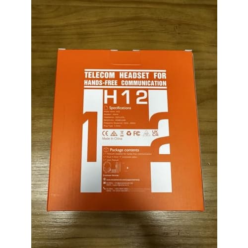 EKSA H12 Wired Headset with AI Noise Cancelling, Microphone, 3.5mm Connection, Lightweight, High-Performance Headphones with Mute Function, Volume Con