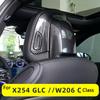 For Mercedes Benz C Class W206 C200 C220 C260 C300 2022+ X254 GLC 2023 Front Seat Headrest Button Adjusting Switch Cover Trim