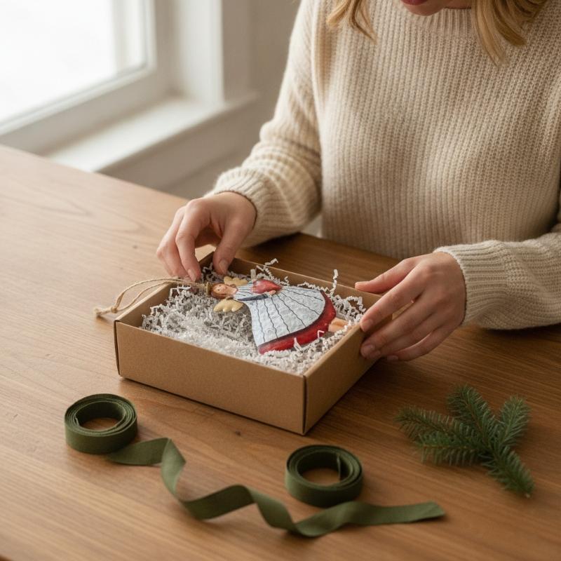 4 stk./Sæt Vintage Engel Hængende Dekoration Fantasy Træ Juletræ Hængende Pynt Navidad Dekoration Til Hjemmet Nytårsgave