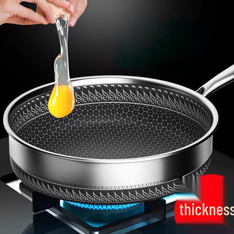 316L Stainless Steel Non-stick Frying Pan