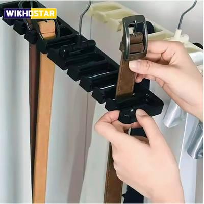 1PCS Tie Belt Hanger Wardrobe Belt Rotating Organizer Rack Multifuctional Scarf Hanger Home Closet Storage Holder Accessories