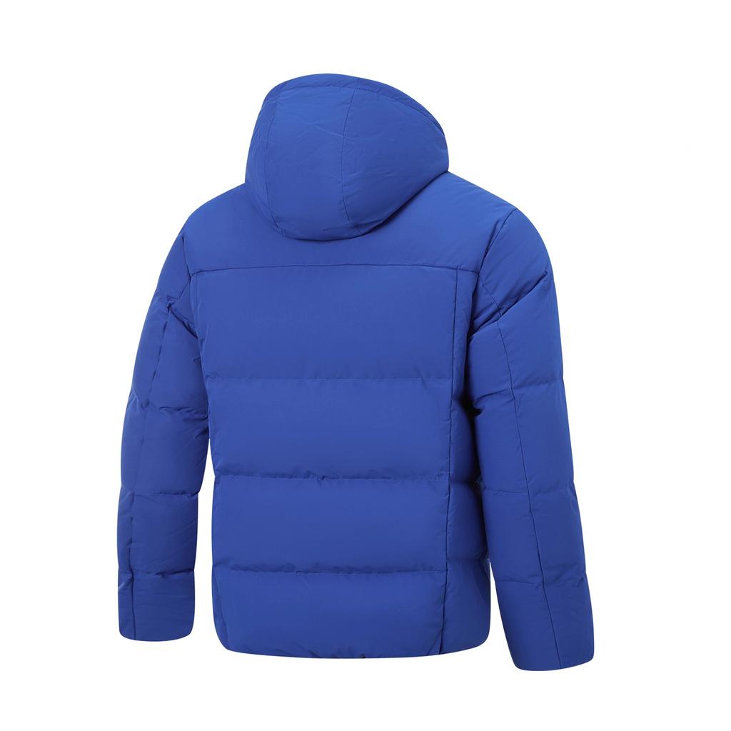 Li-Ning Fitness Warm Water-Resistant Solid Color Short Down Jacket Men jackets AYMV153-5