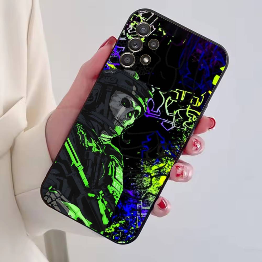 COD Call Of Duty G-Ghost Phone Case For Samsung S25,S24,S21,S22,S23,S30,Ultra,S20,Plus,Fe,Soft Silicone Black Cover