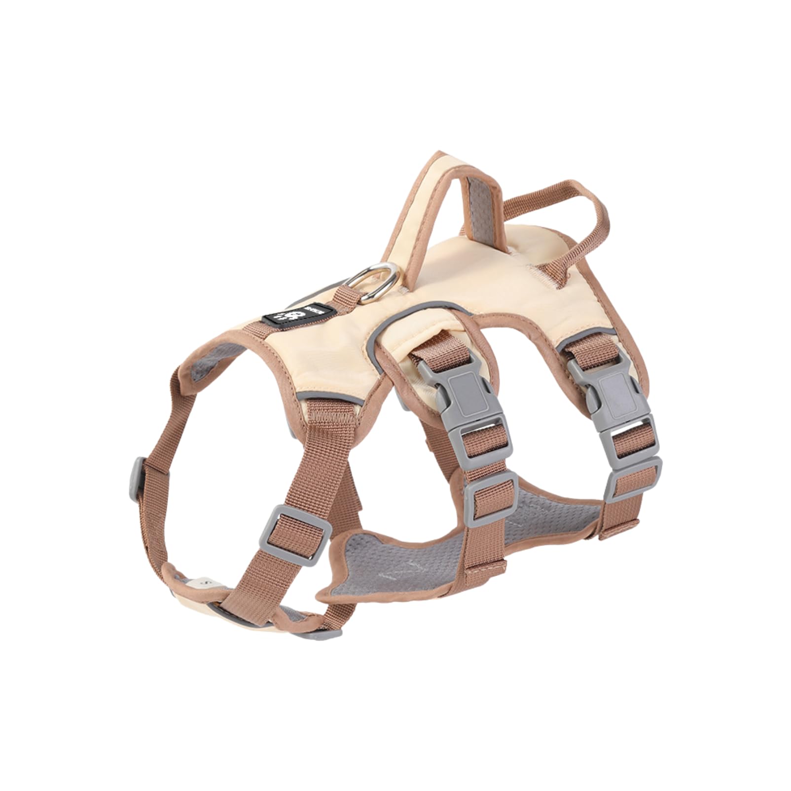 

COZENTA Dog Reduces Reflective Suitable for Nighttime Medium to Large Dogs Harness, Non-Slip, Wearable, Anti-Pulling, Strain, Adjustable, Material, бежевый