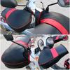 1 Pair Universal Motorcycle Gloves Bike Handle Bar Gloves Pu Leather Winter Warm Scooter Bike Windproof Handle Bar Protector