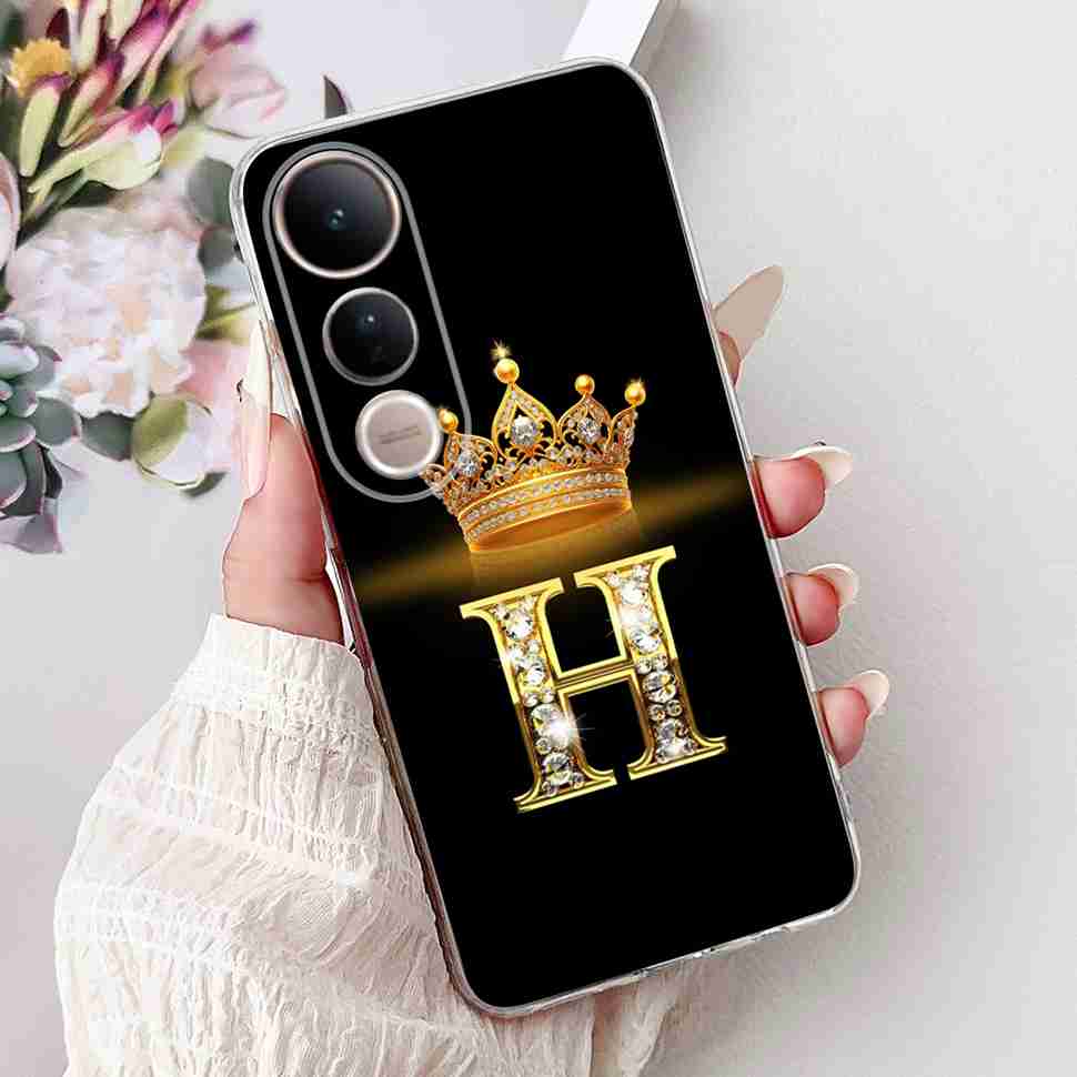 For Vivo V50 Lite 5G Case Luxury 26 Letters Cover Soft Silicone Phone Case For Vivo V50 Lite V50Lite 5G Back Cover Fundas