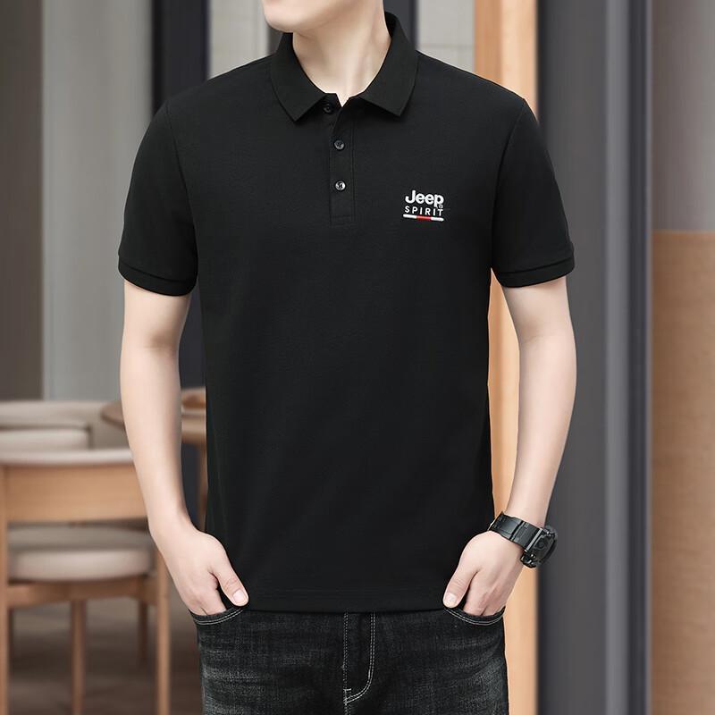 Jeep Spirit Men s Summer Lapel Polo Shirt XL