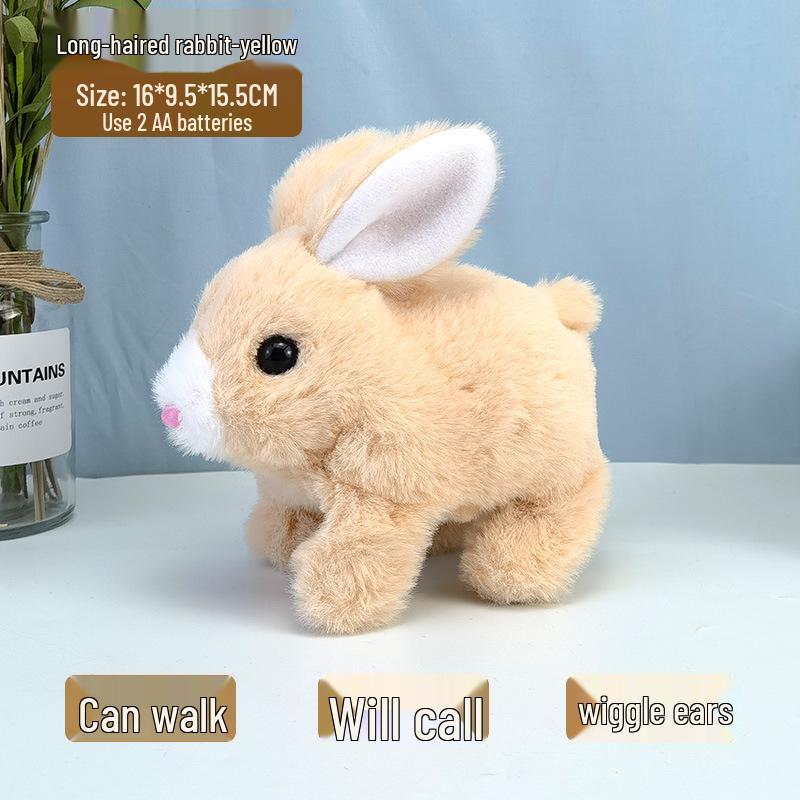Plush Electric Walking & Barking Teddy Dog Simulation Toy for Children